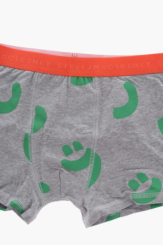 Set 2 Boxer in Cotone Stretch con Banda Elastica Logata