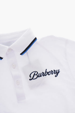 Piquè Cotton LANGTON Polo Shirt with Embossed Logo