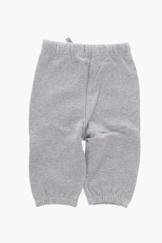 Brushed Cotton Joggers with Contrasting Side Applications