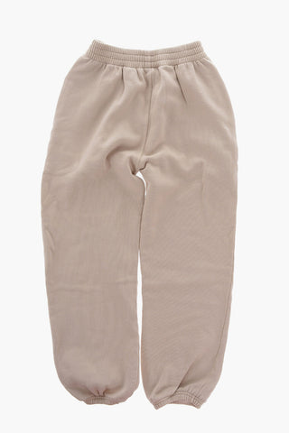 Solid Color Joggers with Embroidered Logo