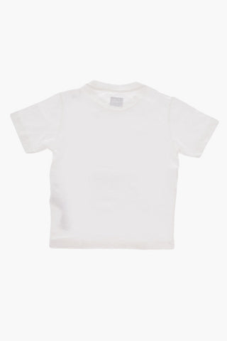 Crew-Neck Cotton T-shirt with Embossed Logo