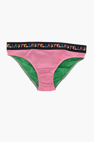 Set 2 Slip Color Block in Cotone Stretch con Banda Elastica Logata