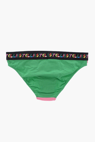 Set 2 Slip Color Block in Cotone Stretch con Banda Elastica Logata