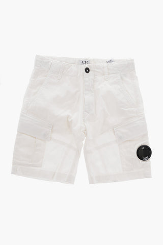Stretch Cotton Cargo Shorts