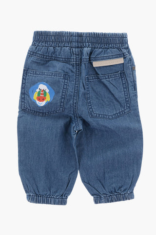 Jeans in Cotone Stampato
