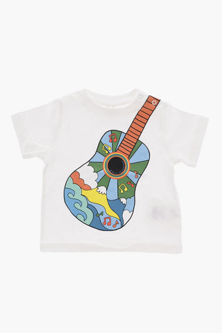 Crew-Neck Cotton T-shirt with Print