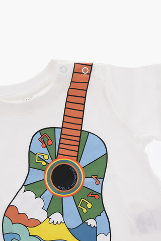 Crew-Neck Cotton T-shirt with Print