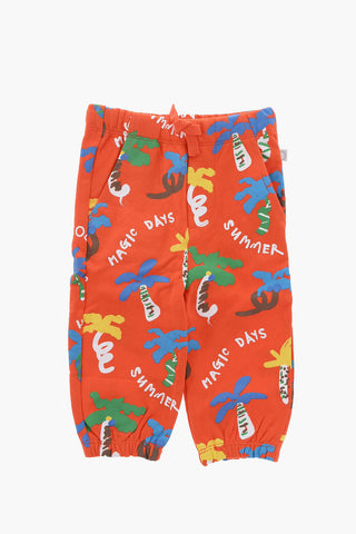 Joggers In Cotone Stampati con due tasche