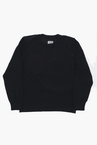 Maglia Girocollo in Cotone a Tinta Unita