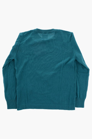 Maglia Girocollo in Cotone a Tinta Unita