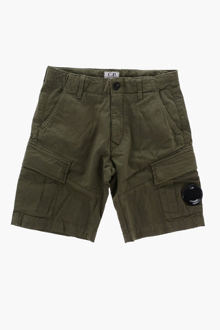 Stretch Cotton Cargo Shorts