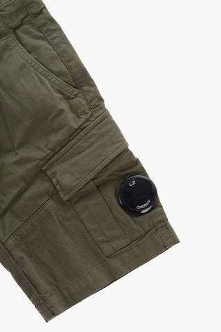 Stretch Cotton Cargo Shorts