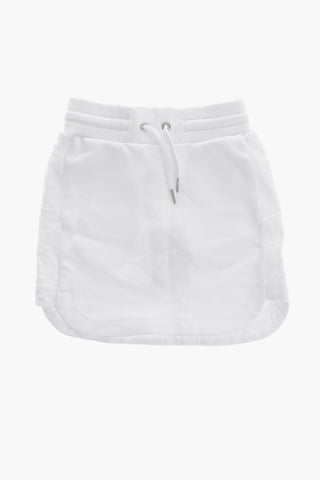 Sweat Skirt with Tulle Logo