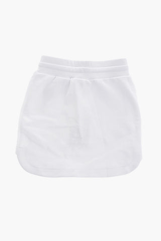 Sweat Skirt with Tulle Logo