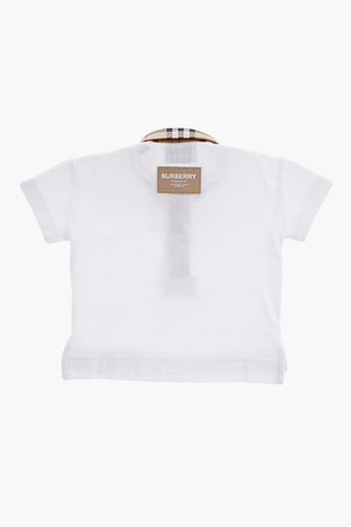 Checked Collar Cotton JOHANE Polo Shirt