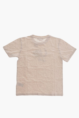 Printed Cotton and Linen Crew-Neck T-shirt