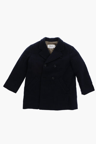 Cappotto Doppiopetto In Misto Lana Foderato