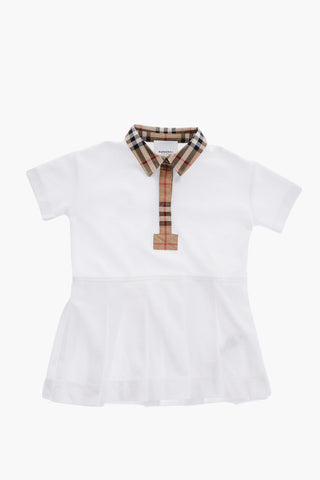 Checked Collar Cotton SIGRID Polo Dress