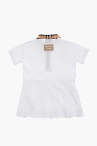 Checked Collar Cotton SIGRID Polo Dress