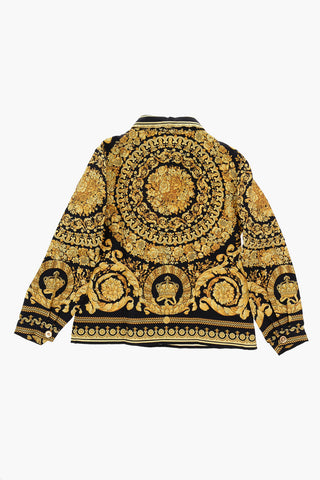Baroque Motif Silk Shirt