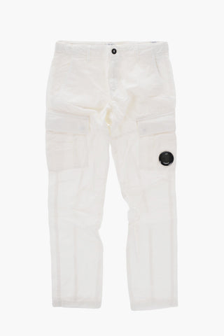 Pantaloni Cargo in Cotone Stretch