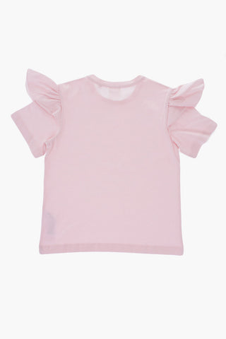 Crew-Neck Cotton T-shirt with Gradient Logo