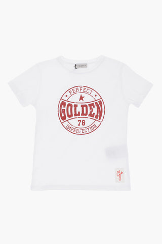 Solid Color Crew-neck T-Shirt with Printed Logo