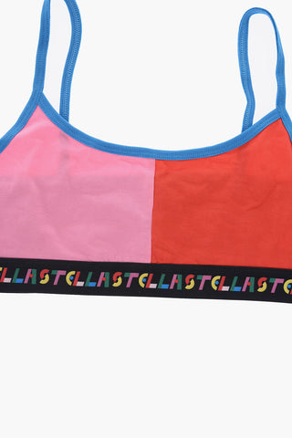 Set 2 Reggiseni Color Block in Cotone Stretch