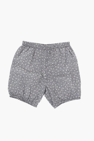 Floral Patterned Shorts with Elastic Waistband