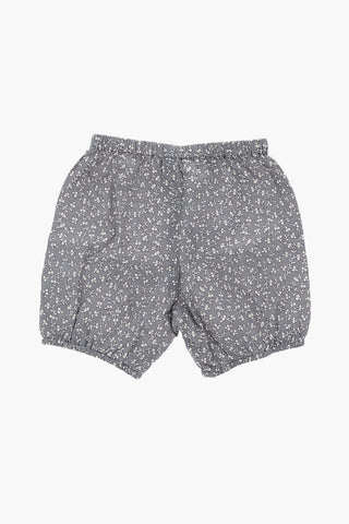 Floral Patterned Shorts with Elastic Waistband