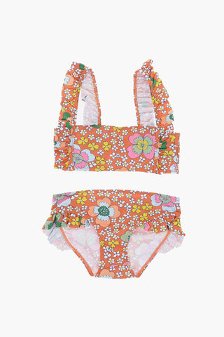 Bikini Floreale con Volant