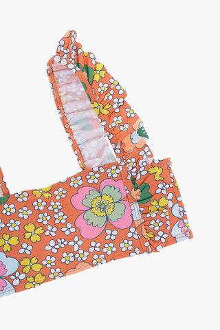 Bikini Floreale con Volant