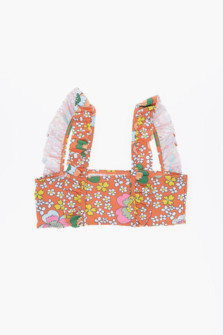 Bikini Floreale con Volant