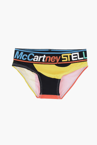 Embossed Logo Printed Bikini