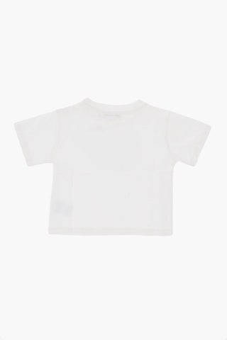 Crew-Neck Cotton T-shirt with print