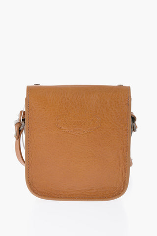 Leather Mini Bag with Studs and Cherry Shaped Charm