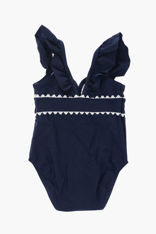 One Piece Swimsuit with Ruffle