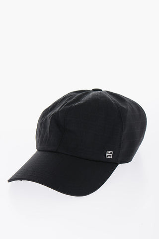 Cappello Baseball in Tinta Unita con Logo All-Over