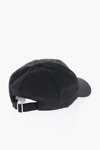 Cappello Baseball in Tinta Unita con Logo All-Over