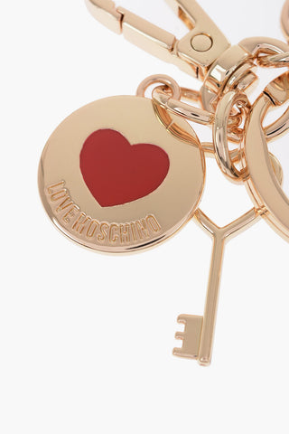 LOVE Metal Keyring with Charms