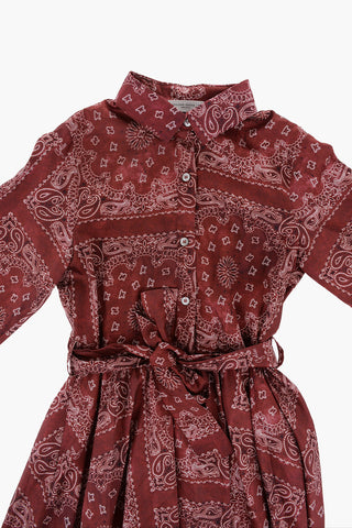 Bandana Printed Shirt Dress