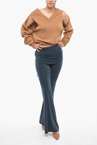 Draped ESPELHO Pants with Cut-out Detail