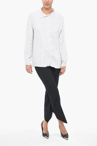 Camicia in Paillettes GUMMY con Bottoni a Pressione