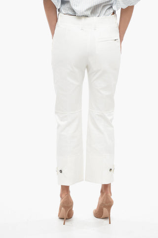 Front-pleated Pants with Tapered Fit