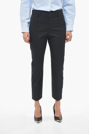 Hose aus Baumwoll-Twill mit Tapered Fit