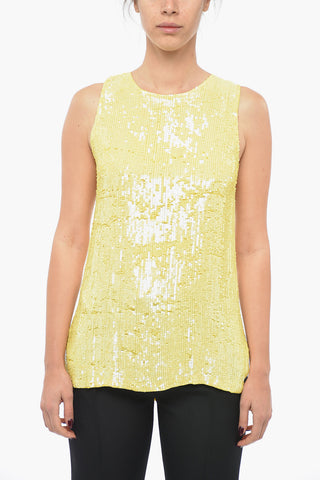 Tank Top YOLENE in Paillettes