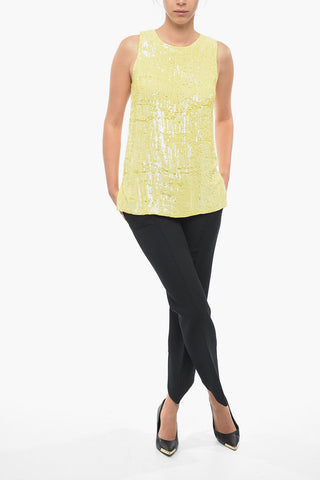 Tank Top YOLENE in Paillettes