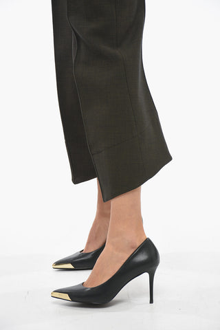 Cotton Blend Cropped Pants