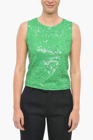 Tank Top YARO in Paillettes