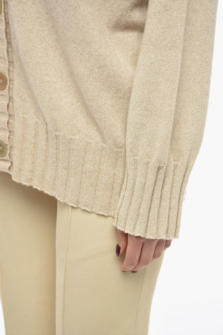Cashmere Oversized Cardigan with Cuffs
